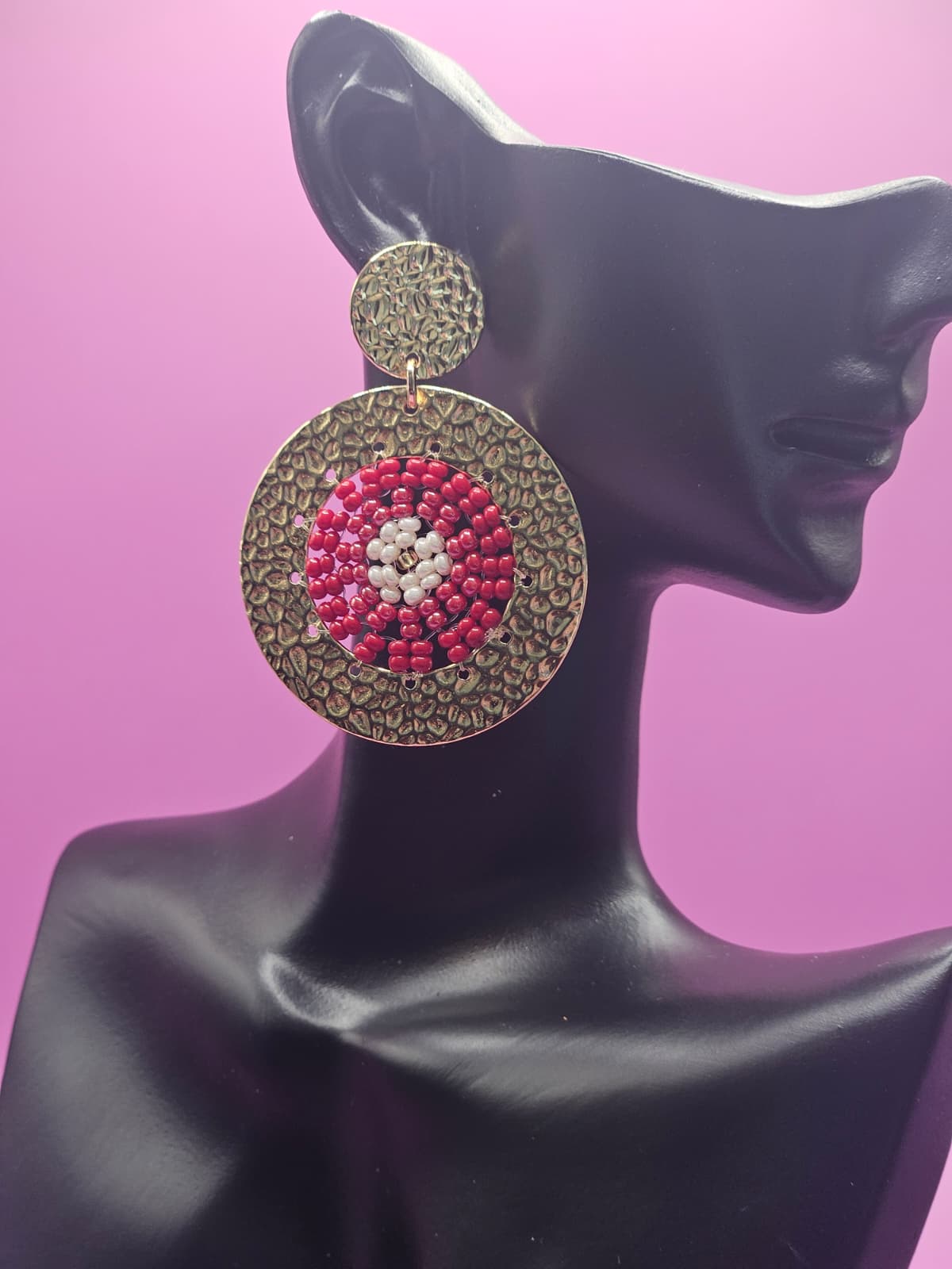 TROPICAL- Handmade Czech beaded earrings