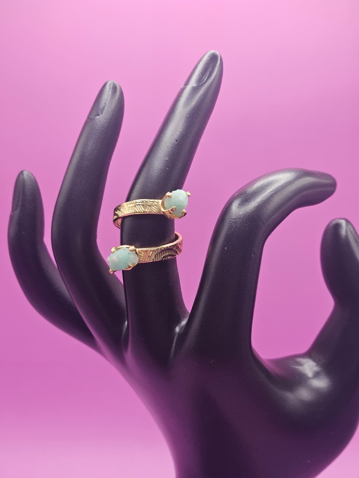 TOUCH-HANDMADE ADJUSTABLE RING