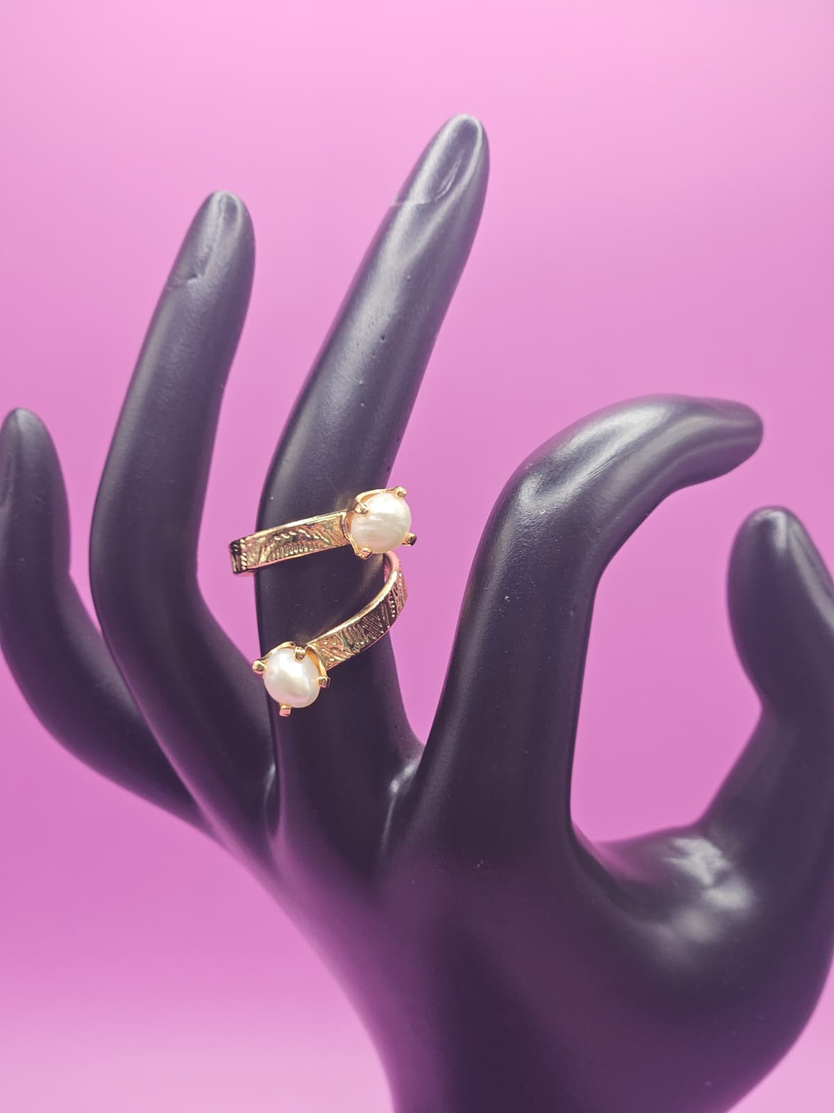 TOUCH-HANDMADE ADJUSTABLE RING